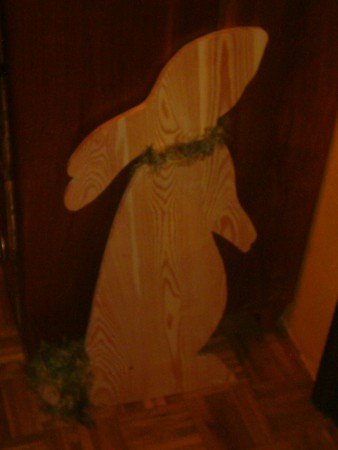 Osterhase Vollholz 80 cm Preis 31 eur